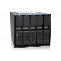 Icy Dock Tray-less 5x3.5" SATA HDD Hot Swap Backplane Cage in 3x5.25" Bay